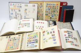 Collection of Great British and world stamps in twelve albums/stockbooks