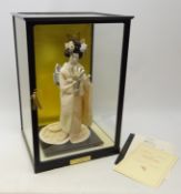 Franklin Mint Madame Butterfly Wedding Doll by Hanae Mori,