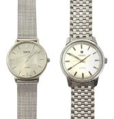 Roamer anfibio stainless wristwatch Swiss patents mod. 414-1120.