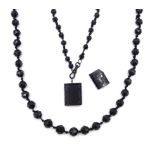 Whitby jet necklace etc