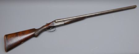 *LOT WITHDRAWN* English double barrel side by side 12 bore box lock sporting gun by Charles Boswell