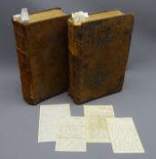 Four 19th century manuscript letters sent by Private W.