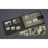 Collection of German post 1930 monochrome photographs, including soldiers at rest and on duty,