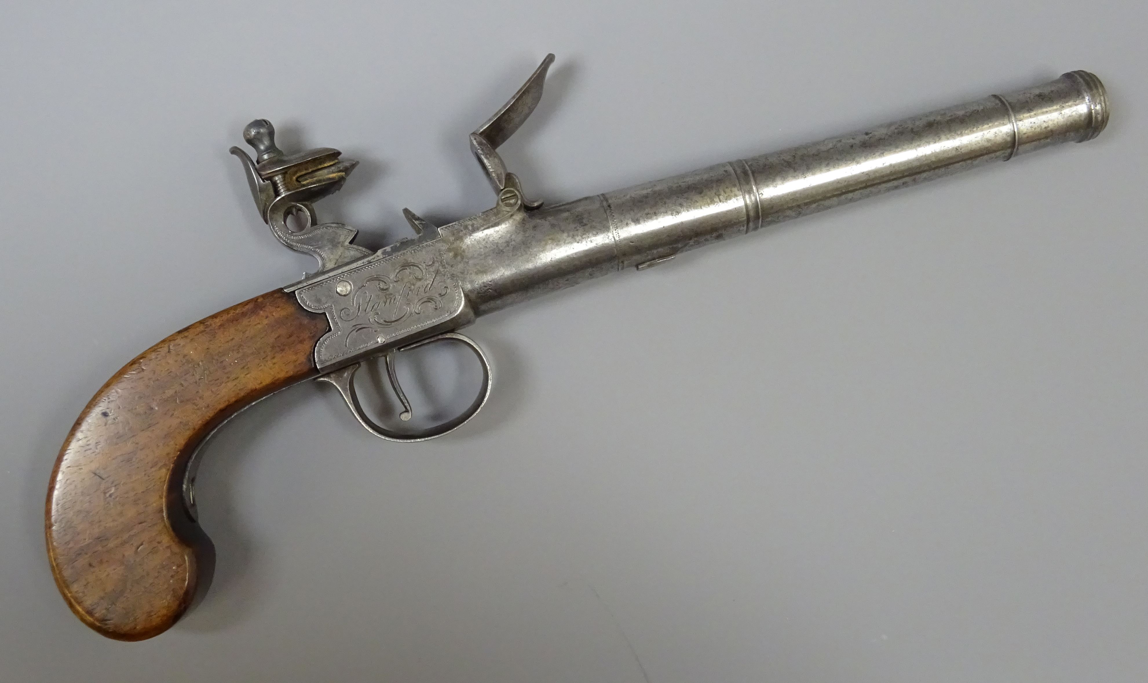 English Flintlock Pistol, C1800 with 14. - Image 2 of 10