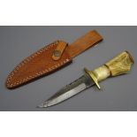 Small Bowie knife, 12.