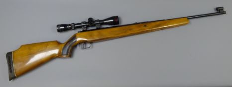 'Original' Model 50 .22cal lever action top load air rifle, with Simmonds 3-9x40 scope No.