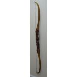 Greenkat Clubman laminated recurve bow marked 632D 66" 8@28'', L154.