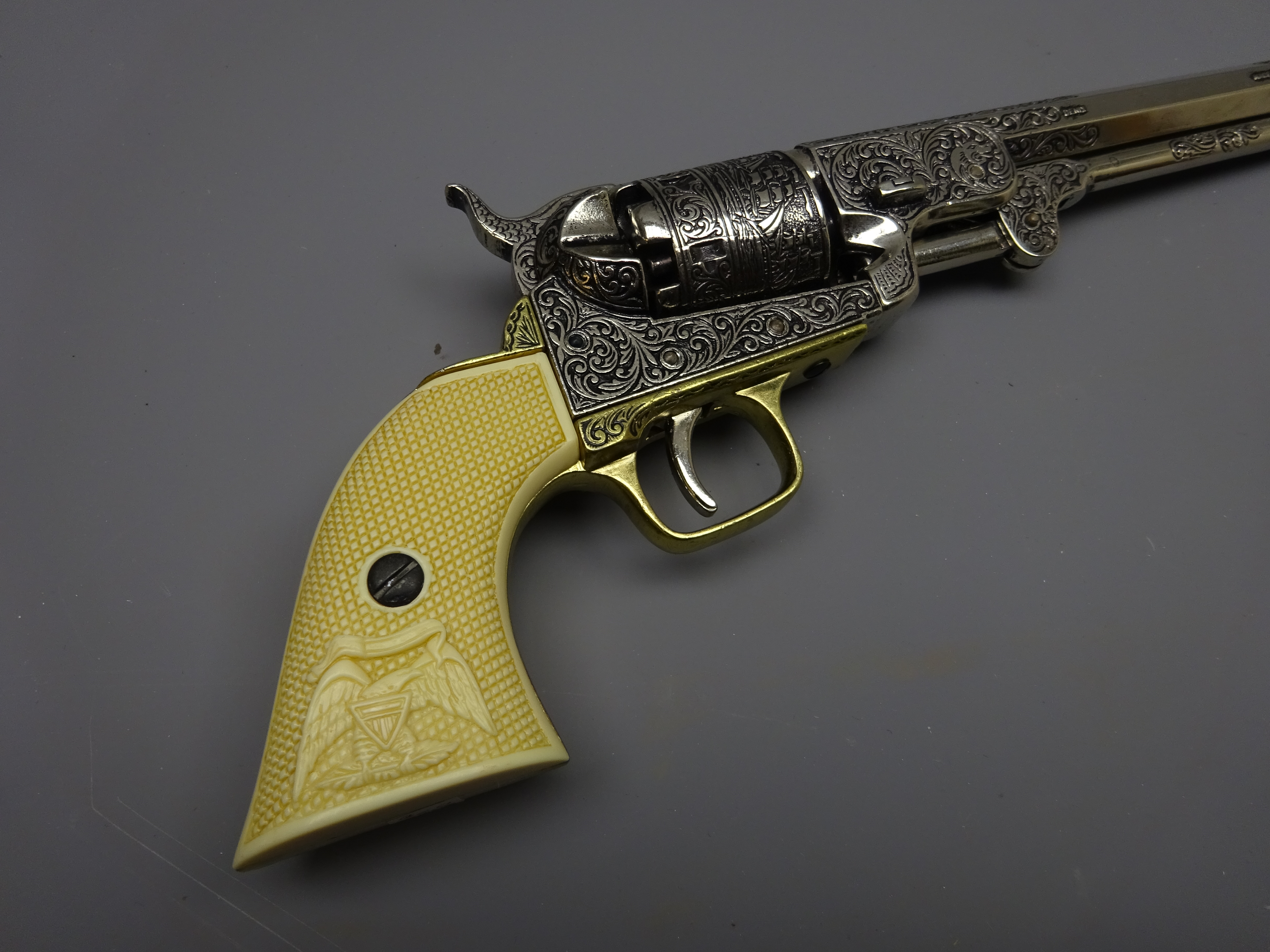 Denix Replica 1851 Navy Colt single action pistol, engraved detail, - Image 4 of 4