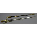 Royal Naval Reserve dress sword,