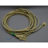 Two genuine cowboy ropes, one marked Predator,