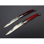 Two new Laguile Inox pocket knives, 9.