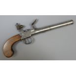 English Flintlock Pistol, C1800 with 14.