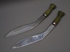 Pair of Kukri knives, 28.