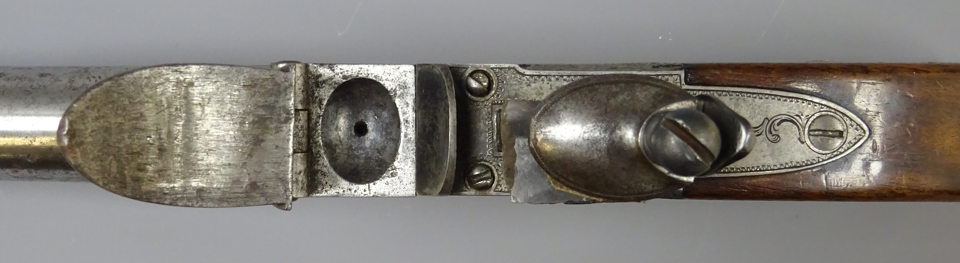 English Flintlock Pistol, C1800 with 14. - Image 8 of 10