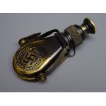 Small lacquered brass pocket telescope,