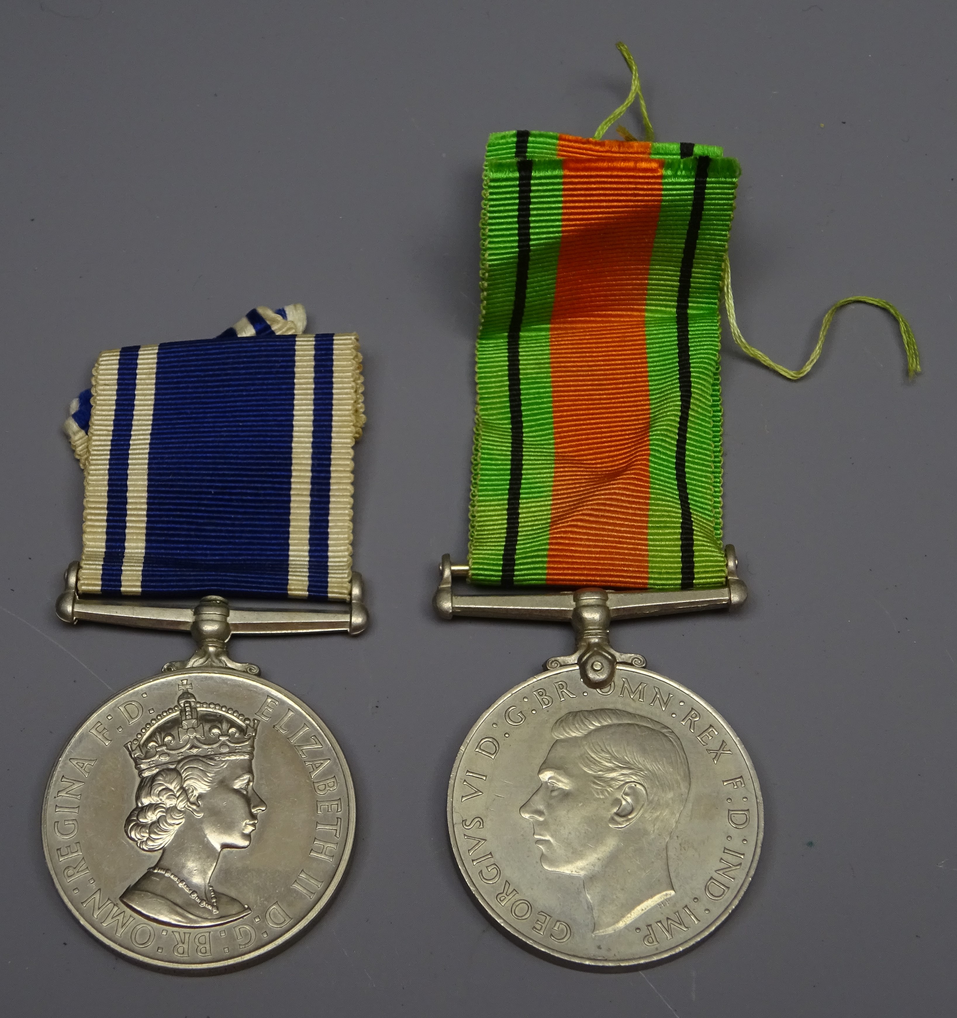 WW2 Defence Medal & Police Long Service Medal awarded to Inspr. - Image 4 of 5
