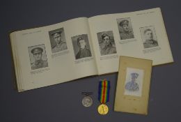 WW1 pair of medals comprising British War Medal and Victory Medal awarded to 24952 Pte. F.
