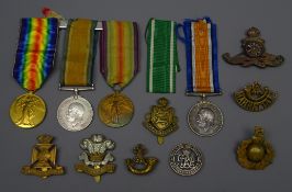 WW1 pair of medals comprising British War Medal and Victory Medal awarded to 10336 Pte. H.