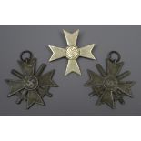 WW2 German pin back War Merit Cross, 1st Class,