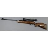 Weihrauch Theoben .177cal Gas Ram HW90 air rifle, with Simmons 4-12x40 scope No.