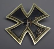 WW2 German Iron Cross 1st class, 1939, pin back Condition Report <a href='//www.