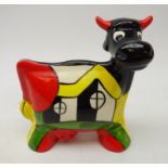 Limited edition Russian Turov hand painted model of a Bull,
