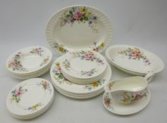 Royal Doulton Arcadia pattern six setting dinner service (29) Condition Report