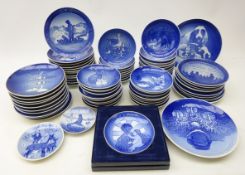 Thirty-five Bing & Grondahl Mother's Day collectors plates,
