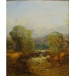 Figures Fishing by a River, pair of 19th century oils on canvas signed S.