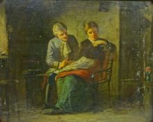 The Proposal, 19th century oil on canvas signed R Craig 39.5cm x 49.