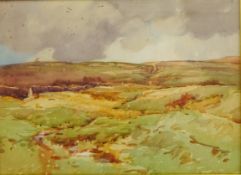 Fred Lawson (British 1888-1968): On the Edge of the Moor,
