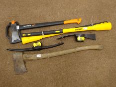 Two axes, a matlock and a pick axe (4) Condition Report <a href='//www.