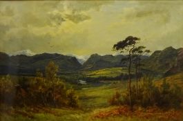 'Cairngorm Range', oil on canvas by Tom Seymour (British 1844-1904) signed,