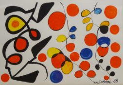 Alexander Calder (American 1898-1976): Spring Carnival coloured lithograph, limited to 4000,