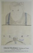 David Hockney (British 1934-): 'Painting on Paper',