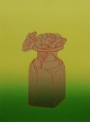 Derrick Greaves (British 1927-): Vase of Flowers,