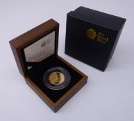 Queen Elizabeth II 2010 'Girlguiding UK' gold proof 50p coin,