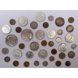 Small collection of United States of America coinage including, 1877 one dime, 1916D quarter dollar,