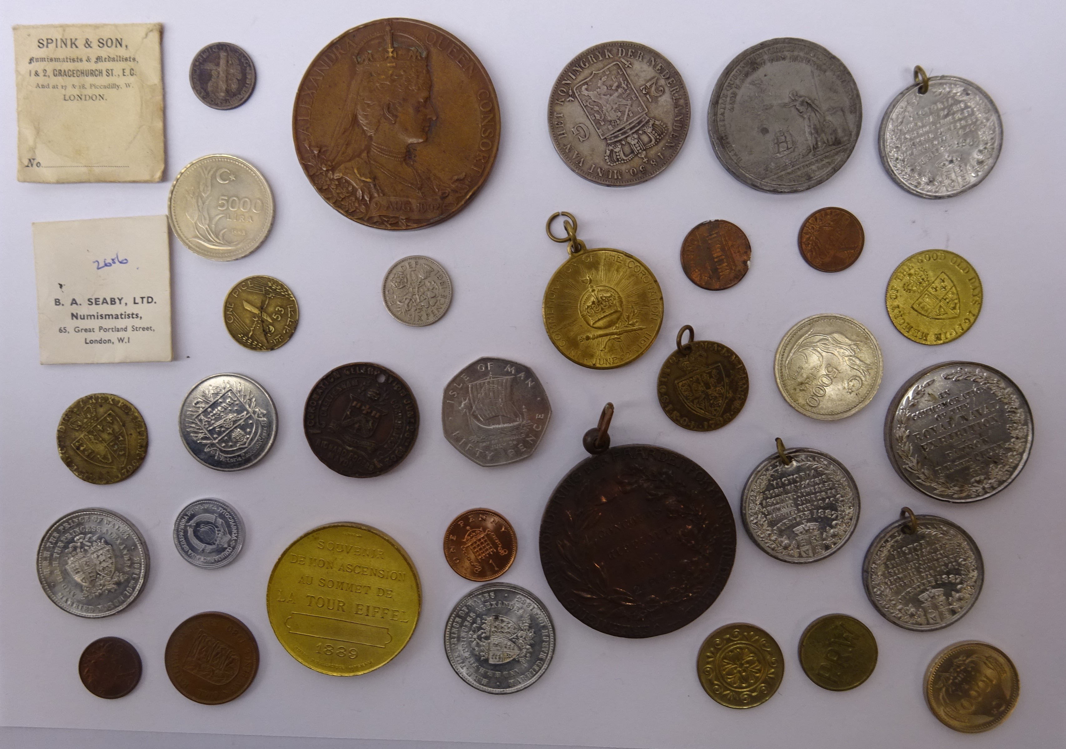 Mixed collection of medals/medallions, - Image 2 of 2