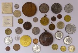 Mixed collection of medals/medallions,