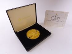 Queen Elizabeth II 2014 Tristan da Cunha 'The Queen's Birthday' gold-plated silver proof five ounce