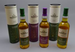 Two Glen Marnock Islay Single Malt Scotch Whisky, Glen Marnock Speyside Single Malt Scotch Whisky,