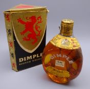 John Haig & Co Ltd Dimple Old Blended Scotch Whisky, 262/3floz, 70 proof, spring clasp cap,