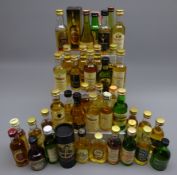 Collection of Malt Whisky Miniatures incl. James MacArthur's Craigellachie 12 years, 65.