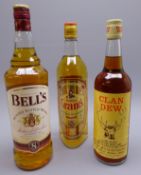 Bell's Blended Scotch Whisky, 1ltr, Grants Finest Scotch Whisky, 70cl, both 40%vol,