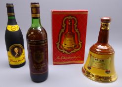 Bell's Specially Selected Old Scotch Whisky, 262/3floz 70proof in Wade decanter and red box,
