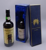 Fortnum & Mason Fine Old Tawny Port, 70cl 20%vol in original gift box, Fontella Fine Ruby Port,