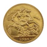 1914 gold sovereign Condition Report <a href='//www.davidduggleby.