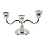 Shop stock: Silver candelabra with detachable branches and cups by L R Watson Birmingham 2003,