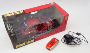 Ferrari Edition Sharp Gx25 flip phone with charger and Jada Toys Import Racer Diecast Tuners,